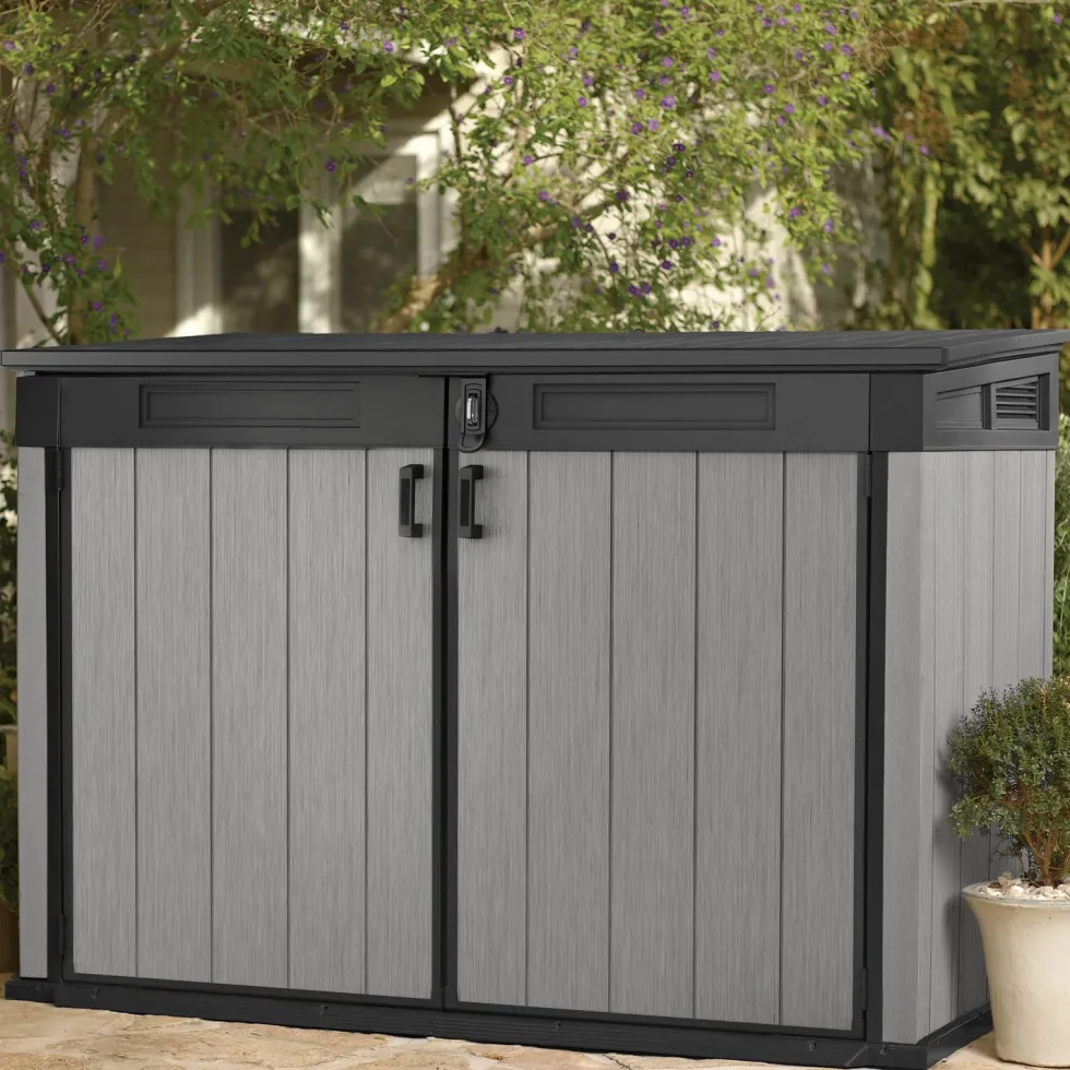 Armadio Box attrezzi da giardino grigio Grande Store