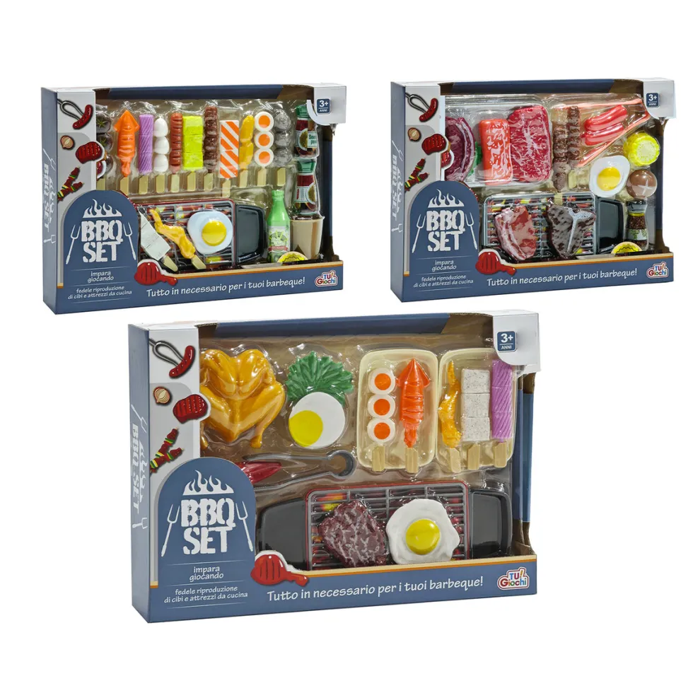 BBQ Set Giocattolo con Accessori