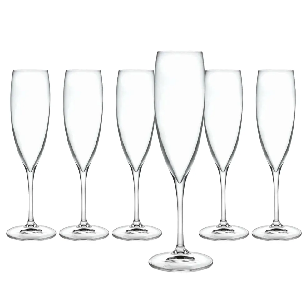 Calici Flute Invino in vetro 24 cl
