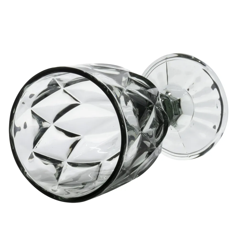Calici in vetro Crystal Grey 26 cl