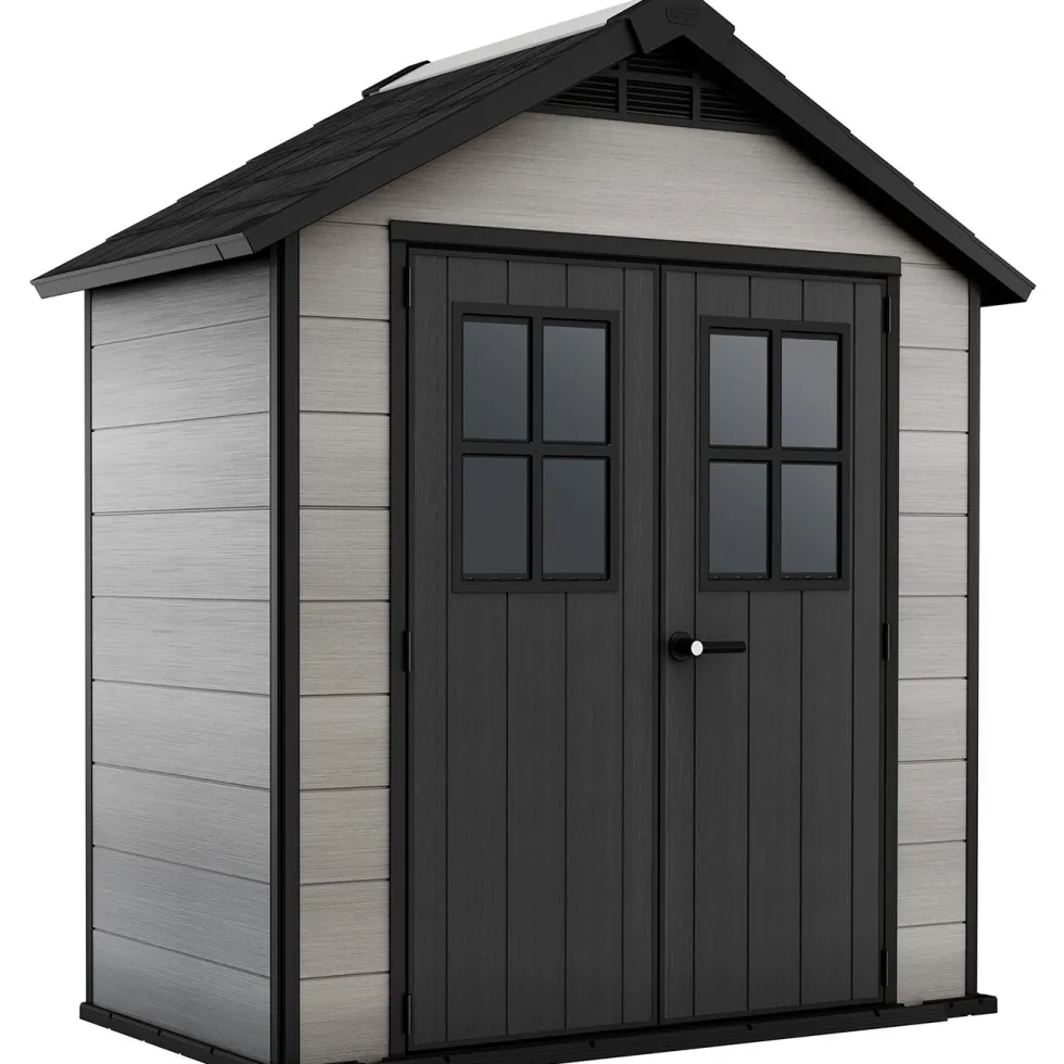 Casetta da giardino grande grigio Oakland 754