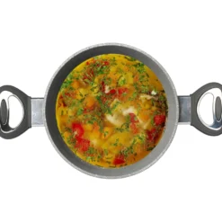 Casseruola con coperchio in alluminio pressofuso Linea CookStone diametro 32 cm