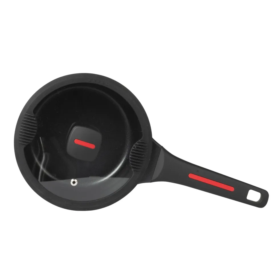 Casseruola in alluminio pressofuso con coperchio in vetro Linea Grenoble diametro 16 cm