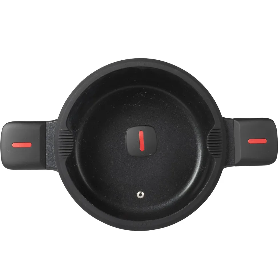 Casseruola in alluminio pressofuso con coperchio in vetro Linea Grenoble diametro 20 cm