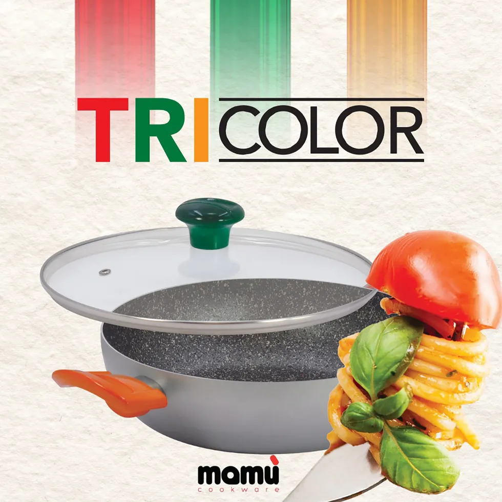 Casseruola set 3 pezzi Linea Tricolor diametro 14/16/20 cm