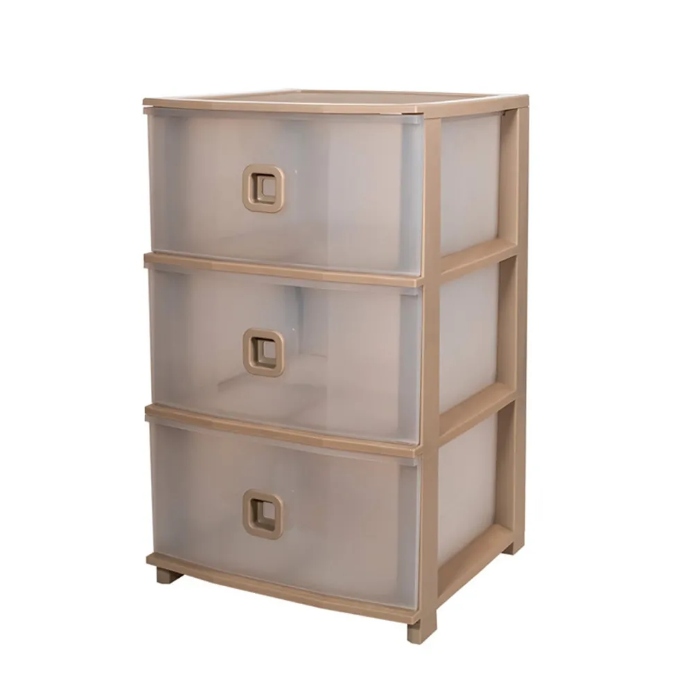 Cassettiera Pratika Plus 3 cassetti Tortora