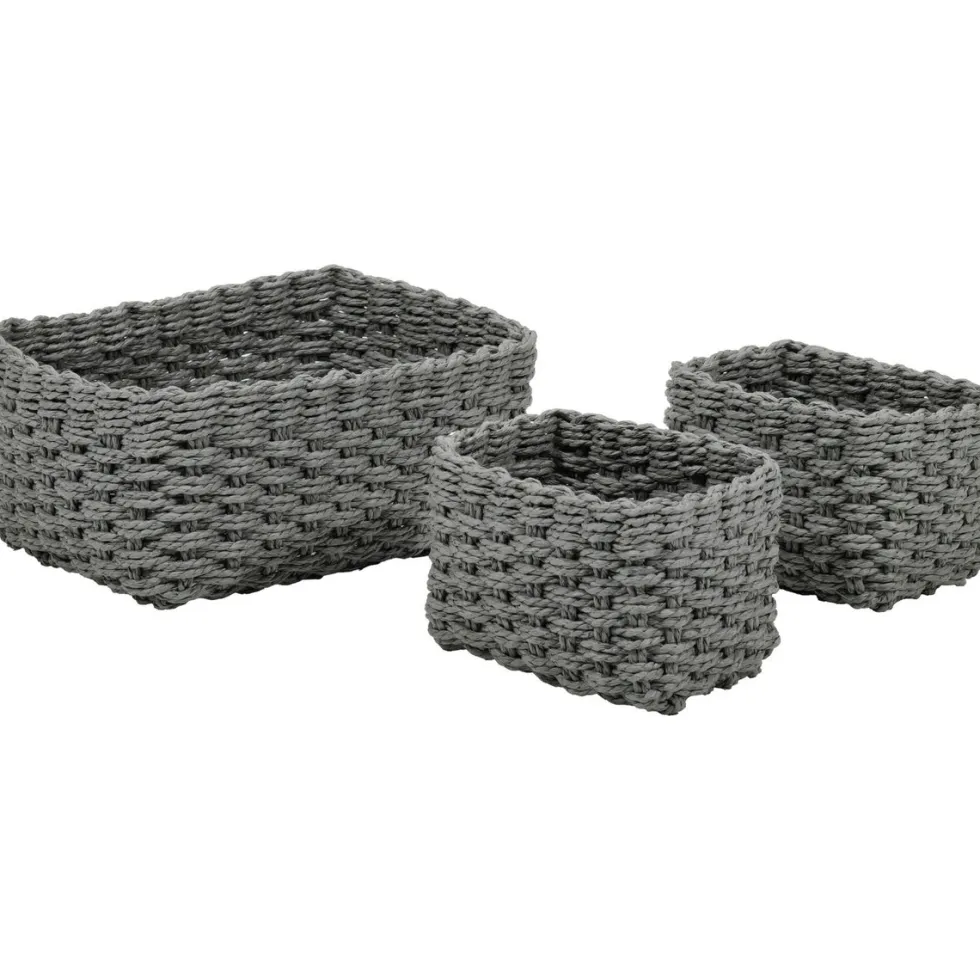 Cestino Multiuso Rettangolare Grigio