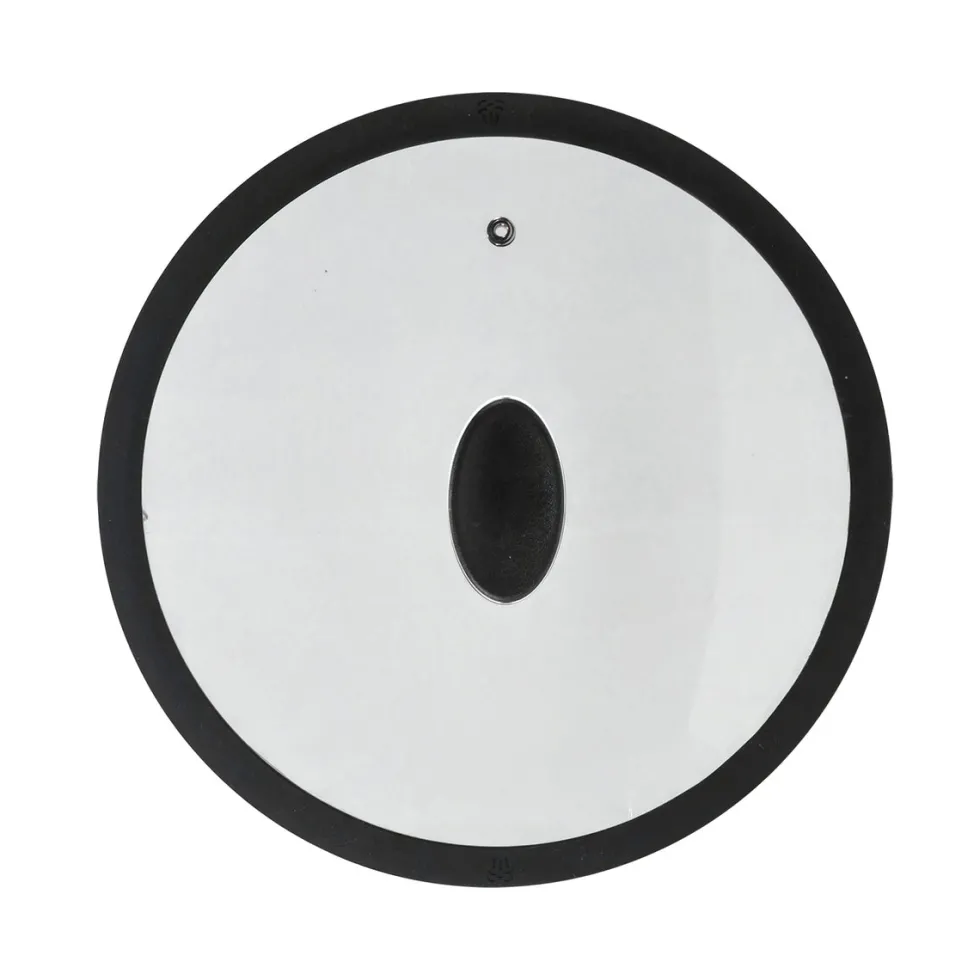 Coperchio in Vetro Temperato con Bordo in Silicone diametro 32 cm