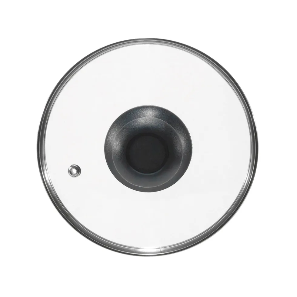 Coperchio in Vetro Temperato con Valvola di Sfiato diametro 16 cm