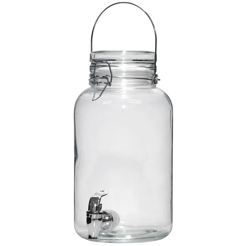 Dispenser Bevande in Vetro con Rubinetto 4 Litri