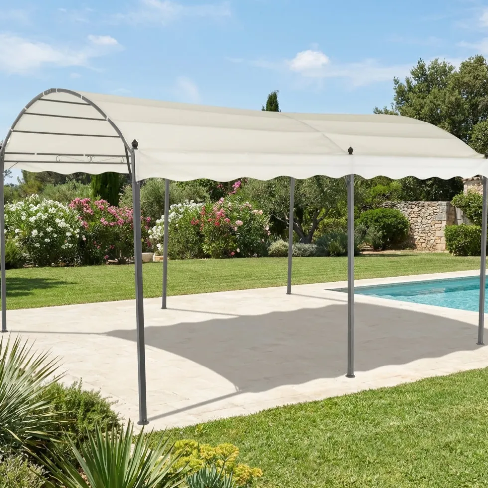 Gazebo da giardino Telo Ècru 3x4 metri