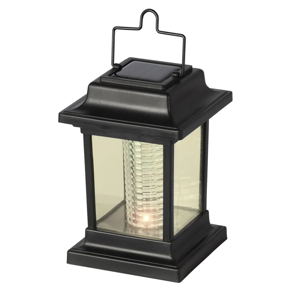 Lampada Solare LED da giardino Luce Calda h14 cm