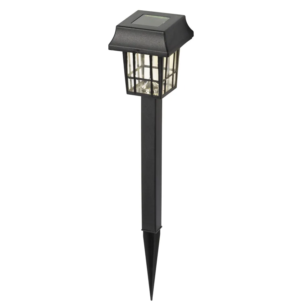Lampada Solare Led da giardino con picchetto h32 cm
