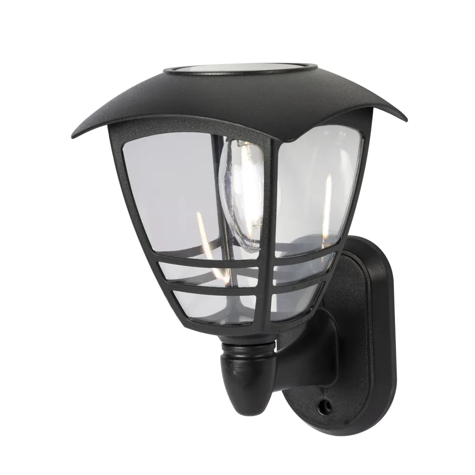 Lampada Solare LED da parete Luce Calda h20,7 cm