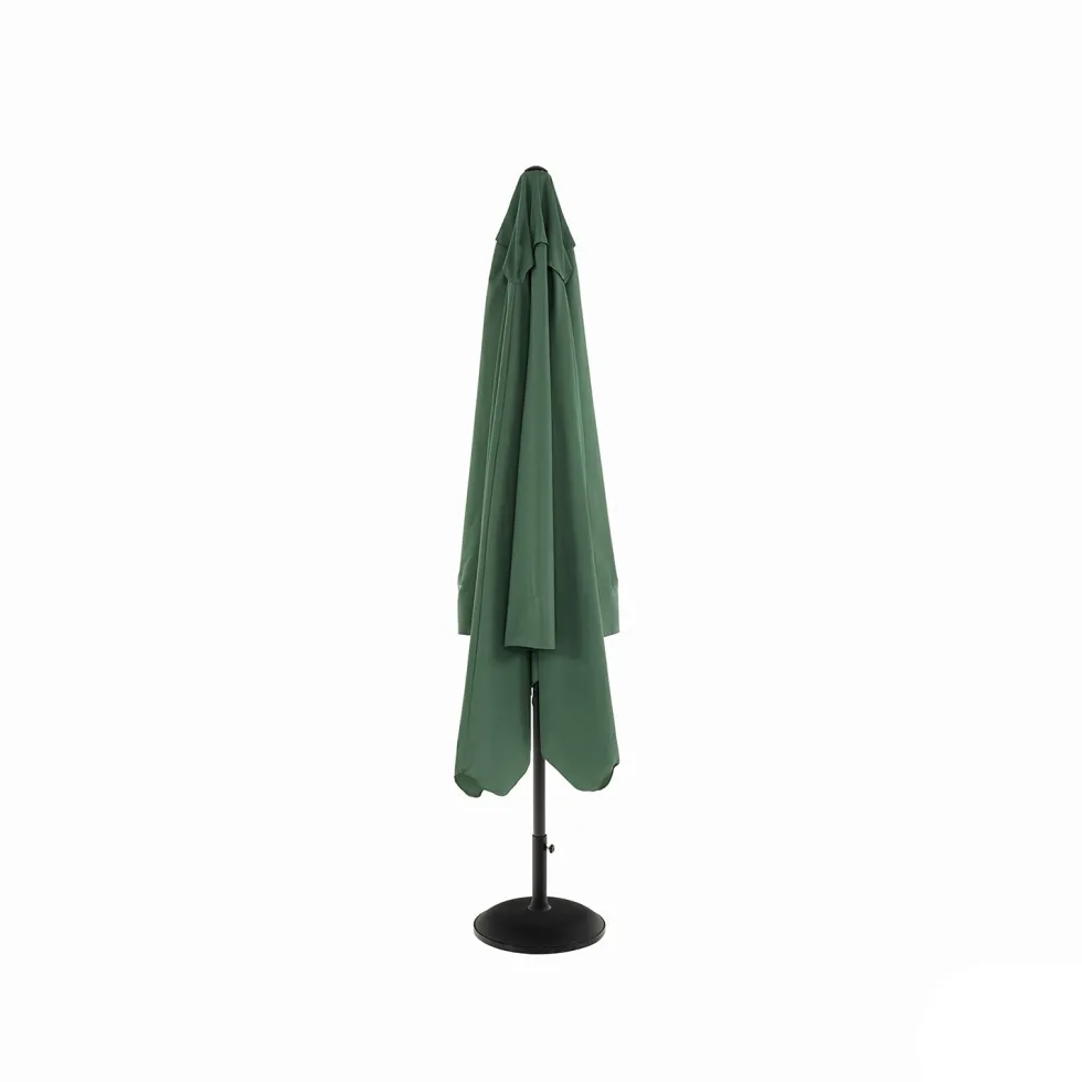 Ombrellone da Giardino Verde con Carrucola 3x3 metri