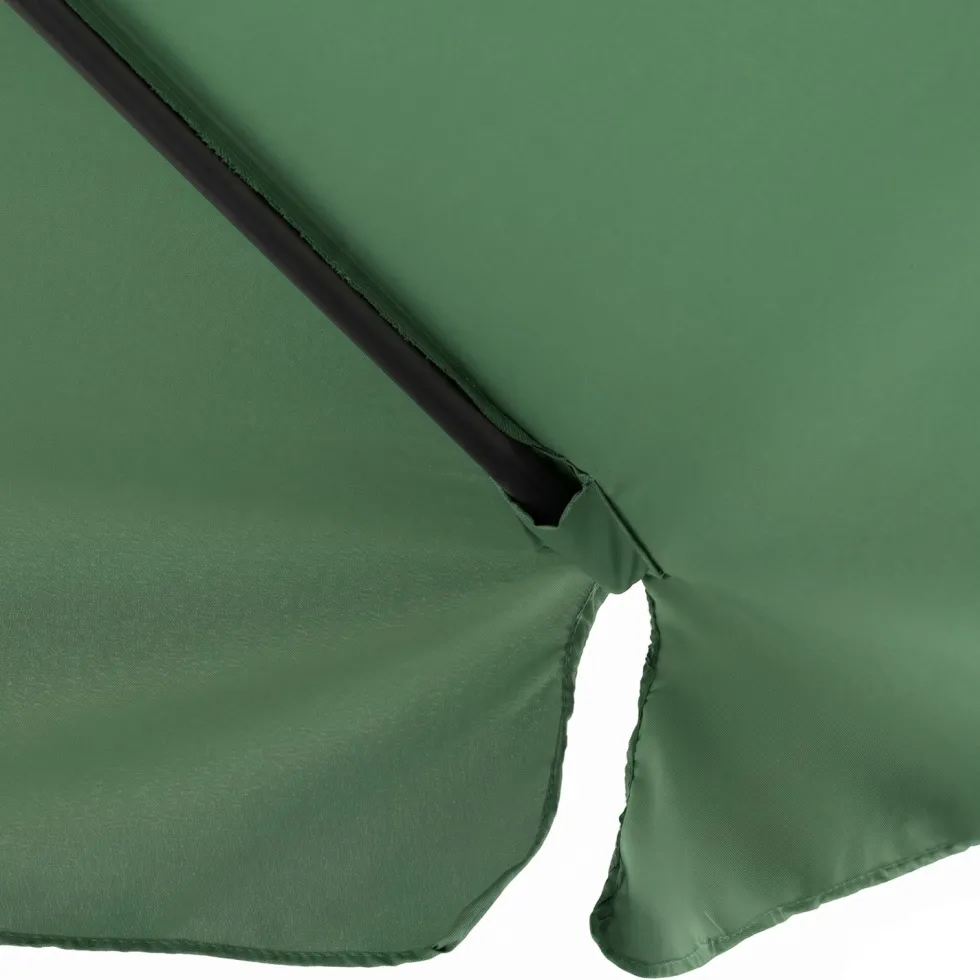 Ombrellone da Giardino Verde con Carrucola 3x3 metri