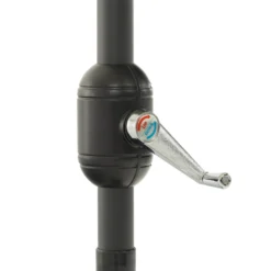Ombrellone Decentrato a Semicerchio da Balcone con manovella Camel h2,30x1,30 metri