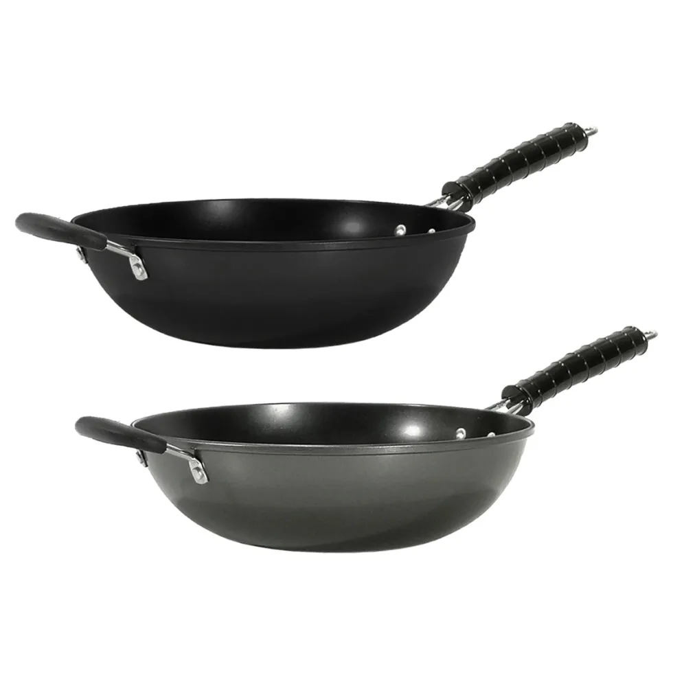 Padella Wok con manici diametro 32 cm