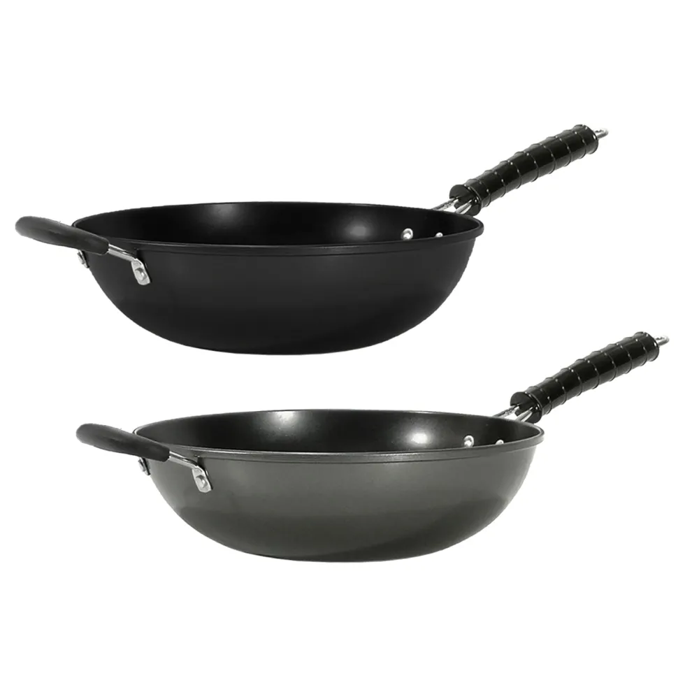 Padella Wok con manici diametro 32 cm