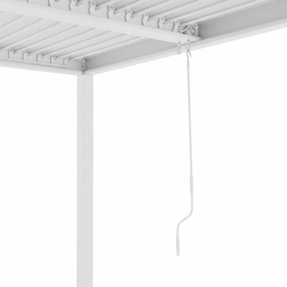 Pergola Bioclimatica in Alluminio Bianca 3x4 metri
