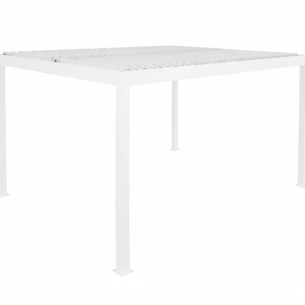 Pergola Bioclimatica in Alluminio Bianca 3x4 metri
