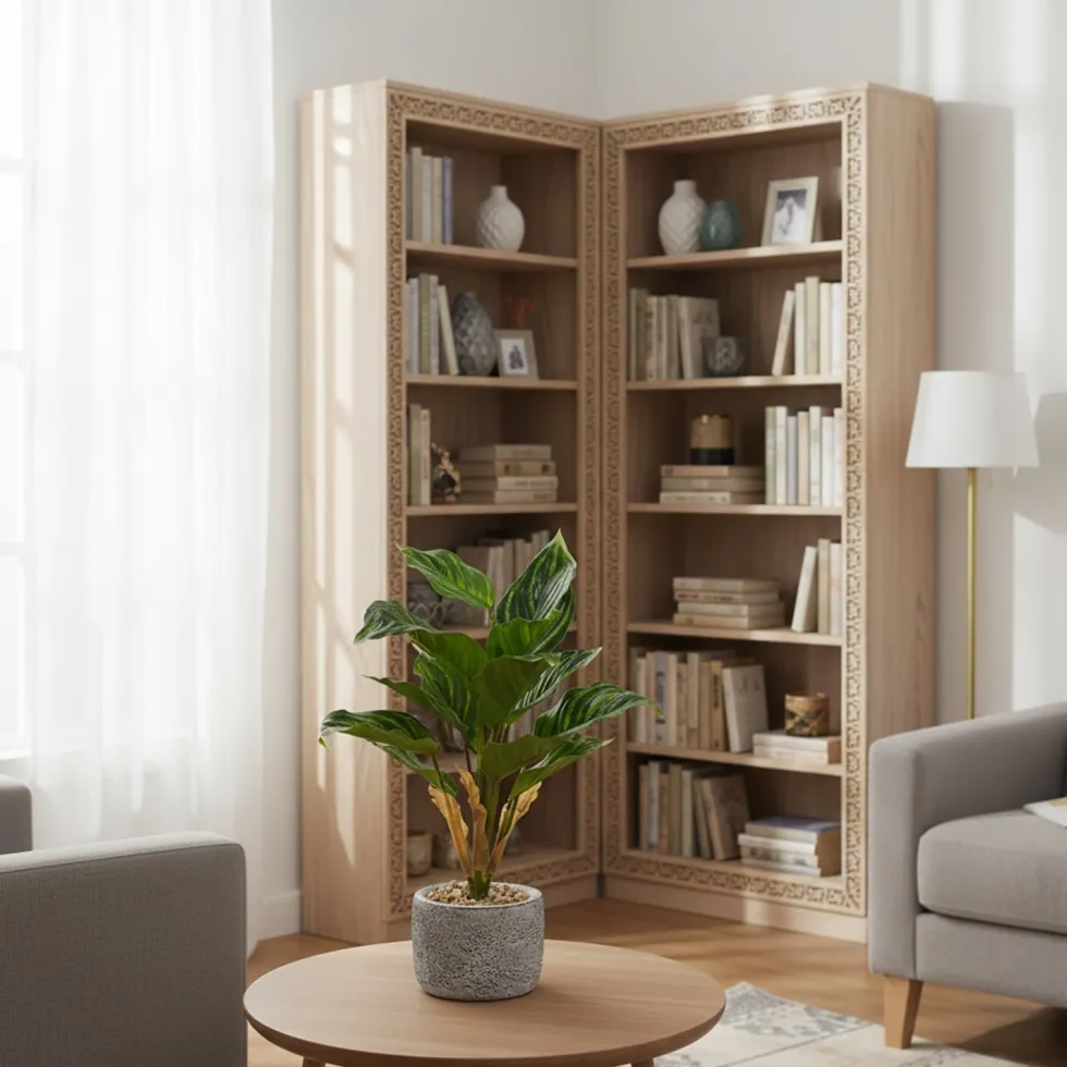 Pianta artificiale Dieffenbachia in vaso