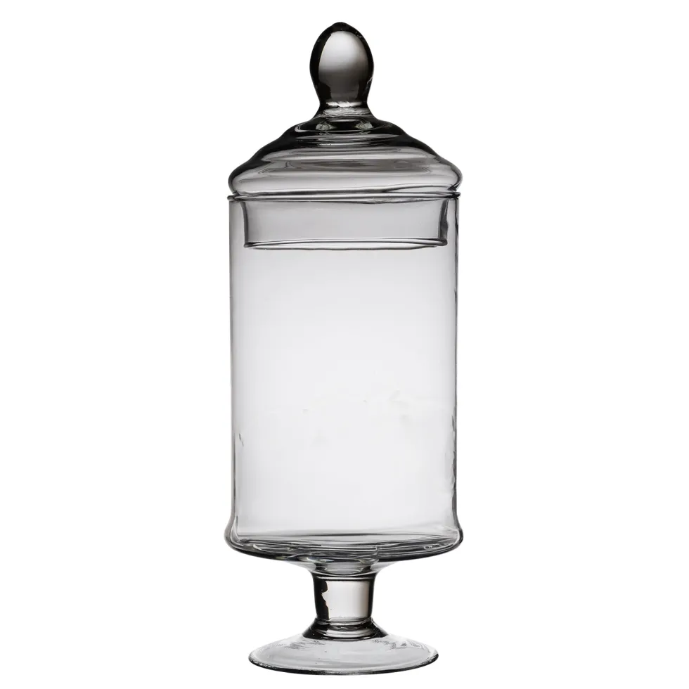 Potiche in Vetro con Coperchio Patisserie h34 diametro 13 cm