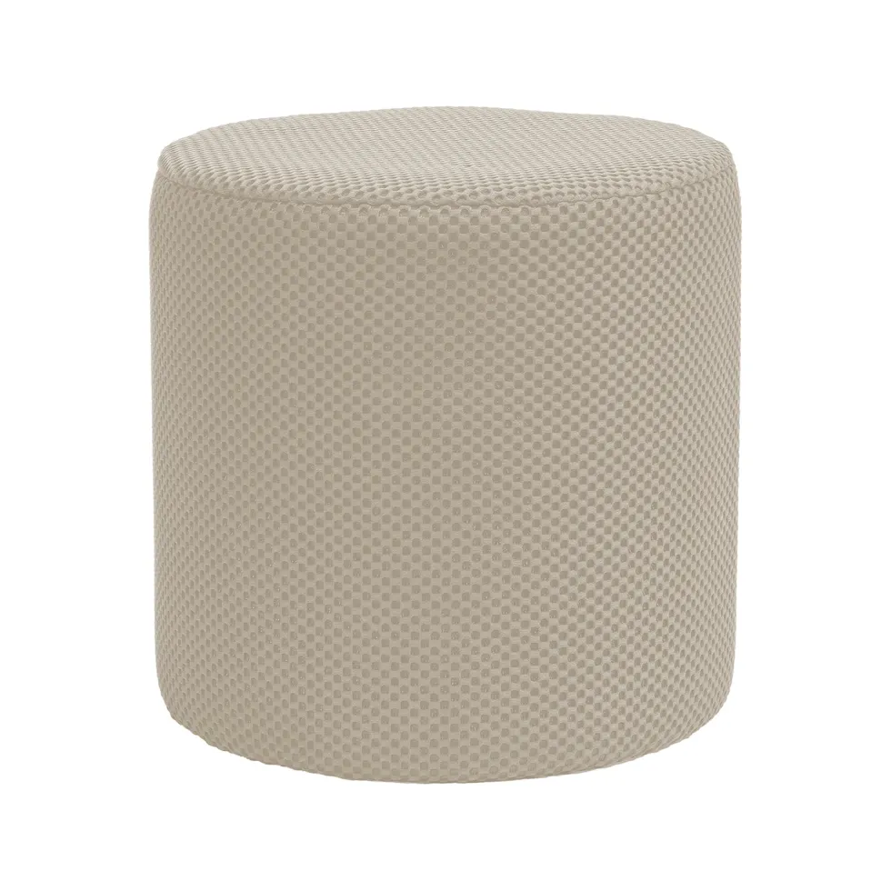 Pouf Tessuto Beige