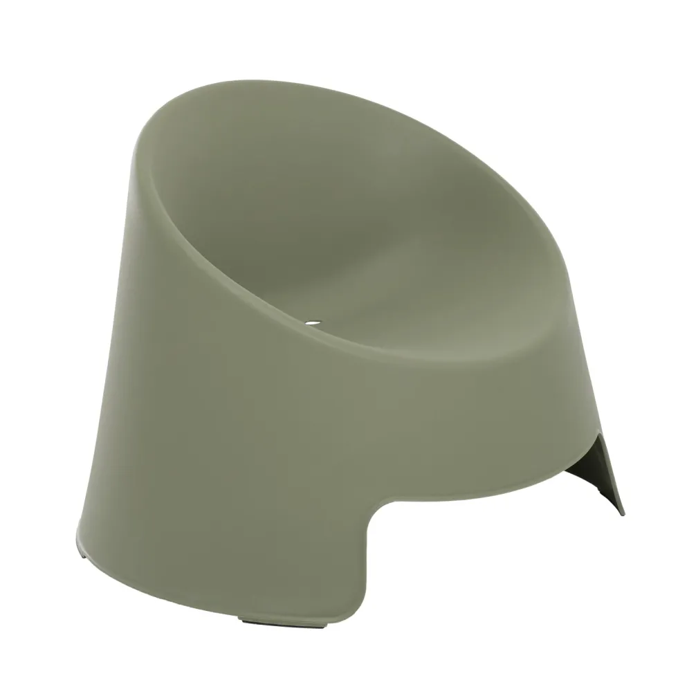 Sedia da giardino in Polipropilene Verde Salvia con Protezione UV