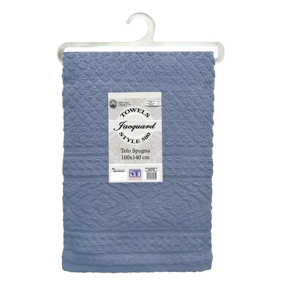 Telo in cotone Avio Spugna 500 Style 100x140 cm