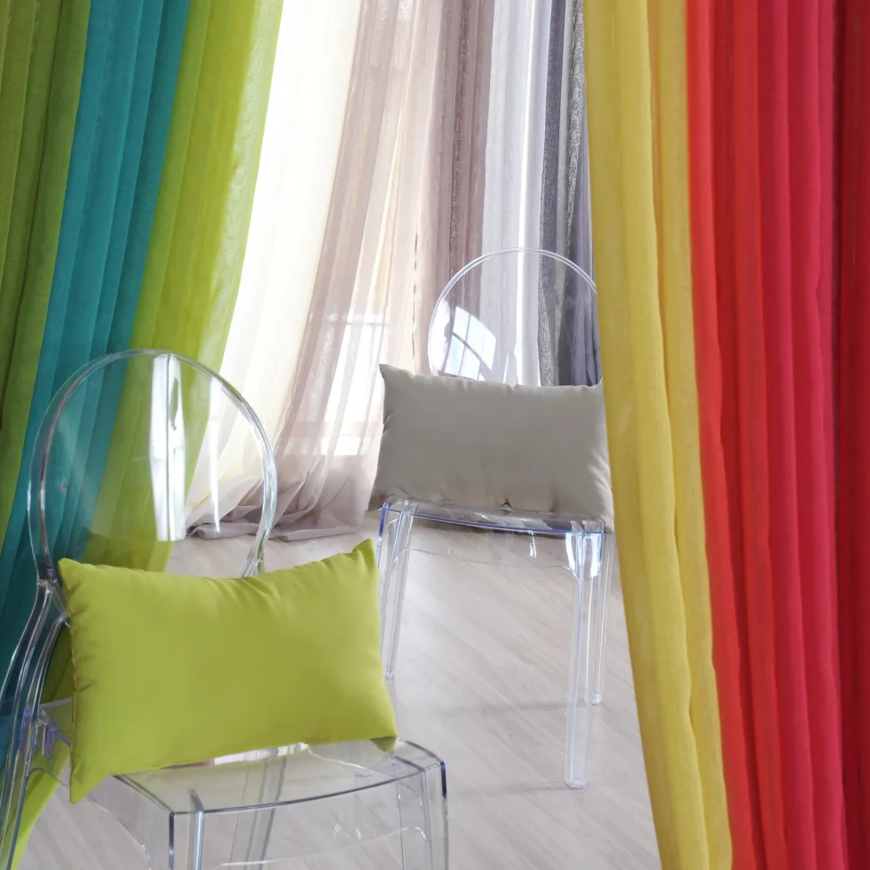 Tenda Monna Voile Senape Linea Lovely Casa 140x280 cm