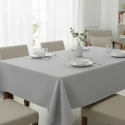 Tovaglia Antimacchia Grigio 150x200 cm