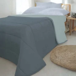 Trapunta Letto Singolo Bicolor Style Navy 150x240 cm