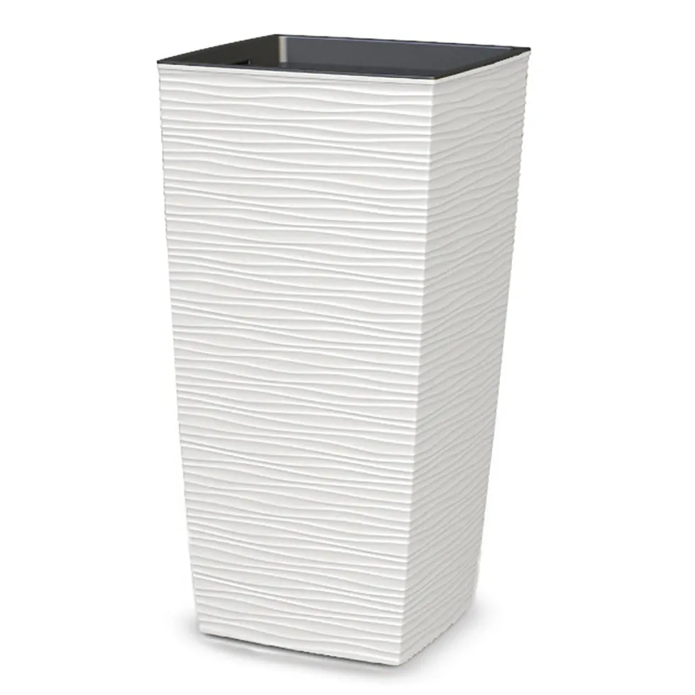 Vaso Aurora Bianco con Inserto